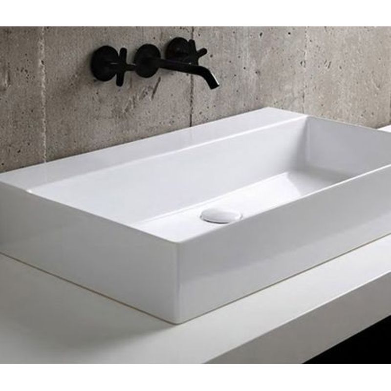 Studio Bagno Shard 75 Bench/Wall Basin - 1 Taphole