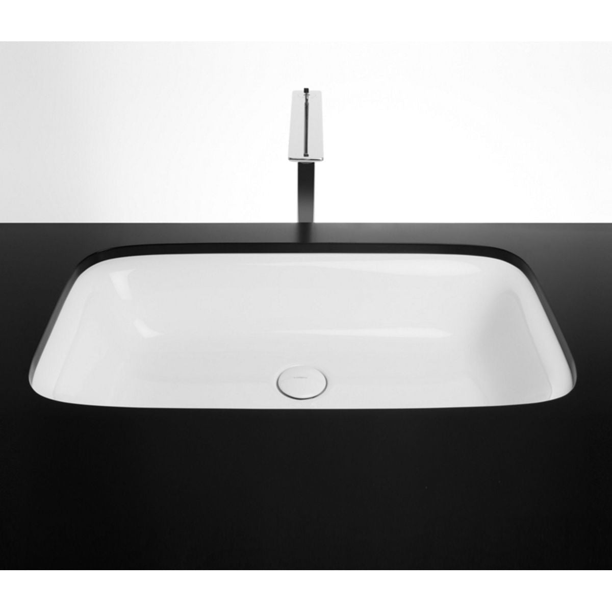 Studio Bagno Soul 3 Undercounter Basin - No Taphole, Matte White