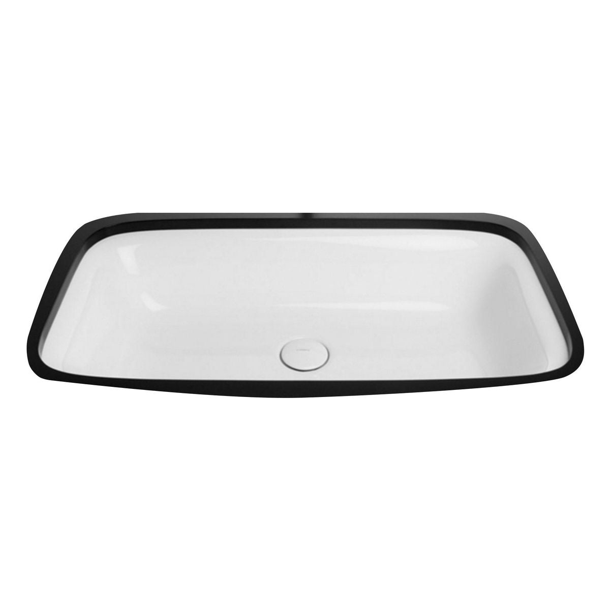 Studio Bagno Soul 2 Undercounter Basin - No Taphole, Gloss White