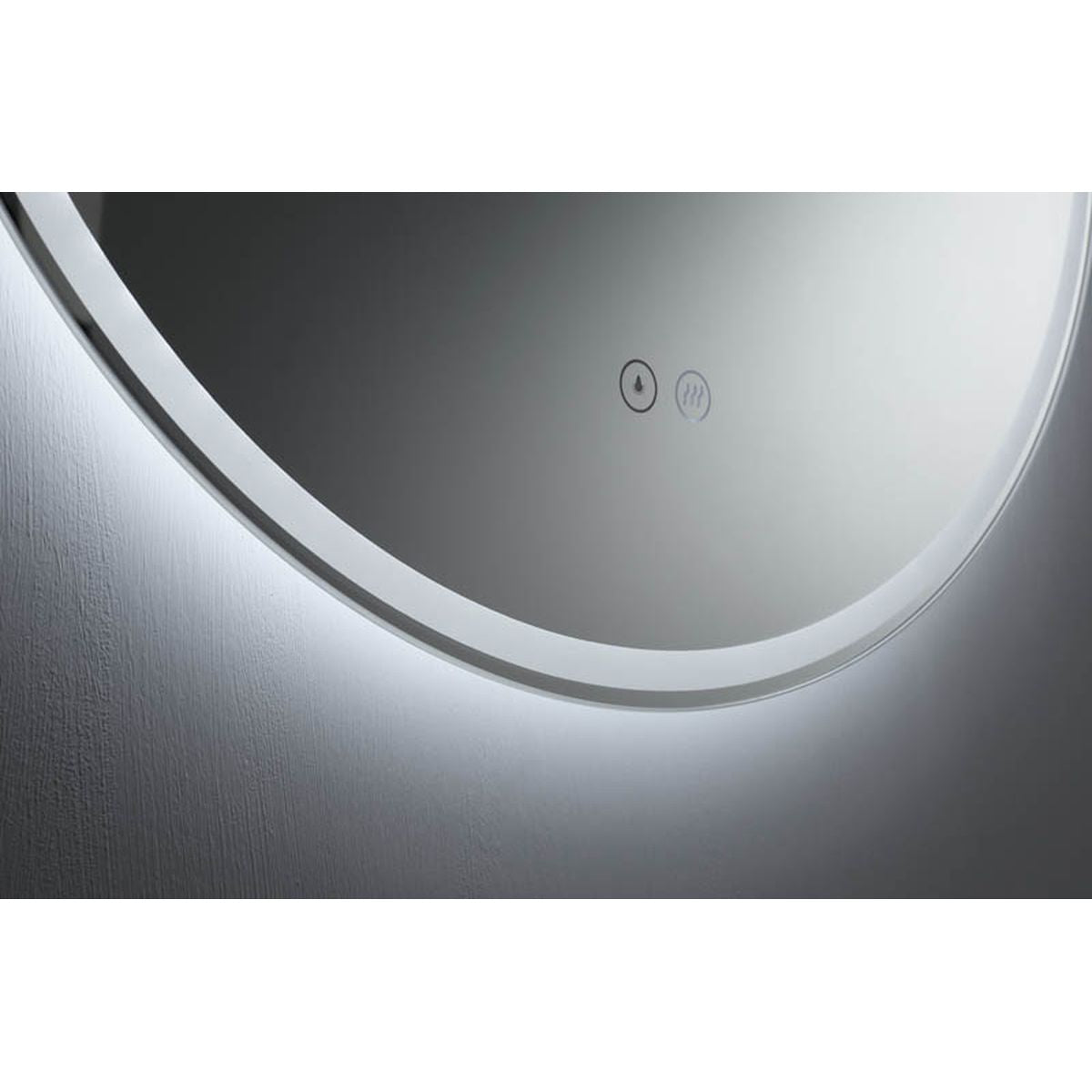 Sphere 800 LED Mirror with Dimester and Portable Magnifier - Frameless