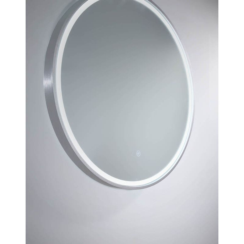 Sphere 800 LED Mirror with Portable Magnifier - Brits Nickel