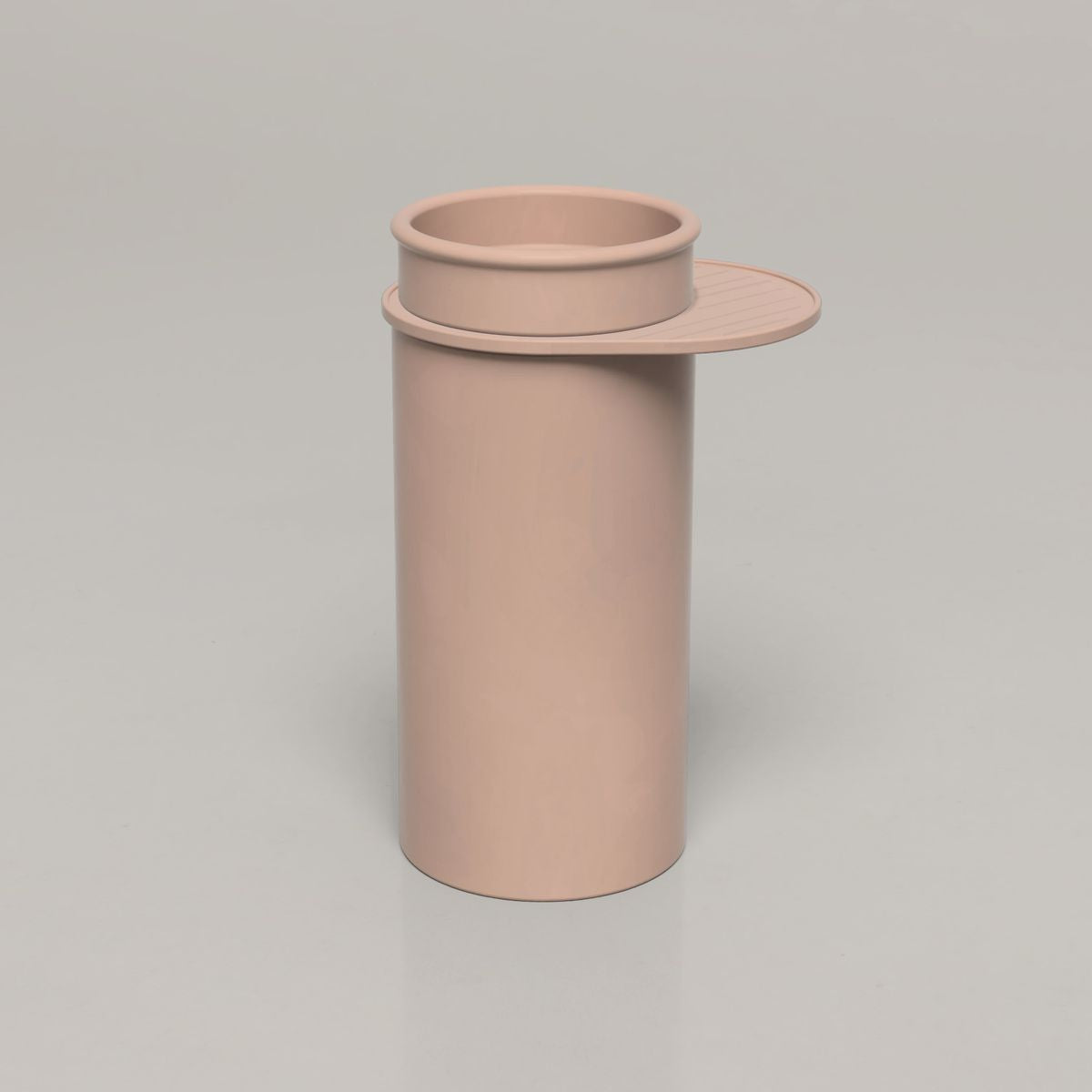 Nood Cylinder With Tray Tubb Basin in Blush Pink