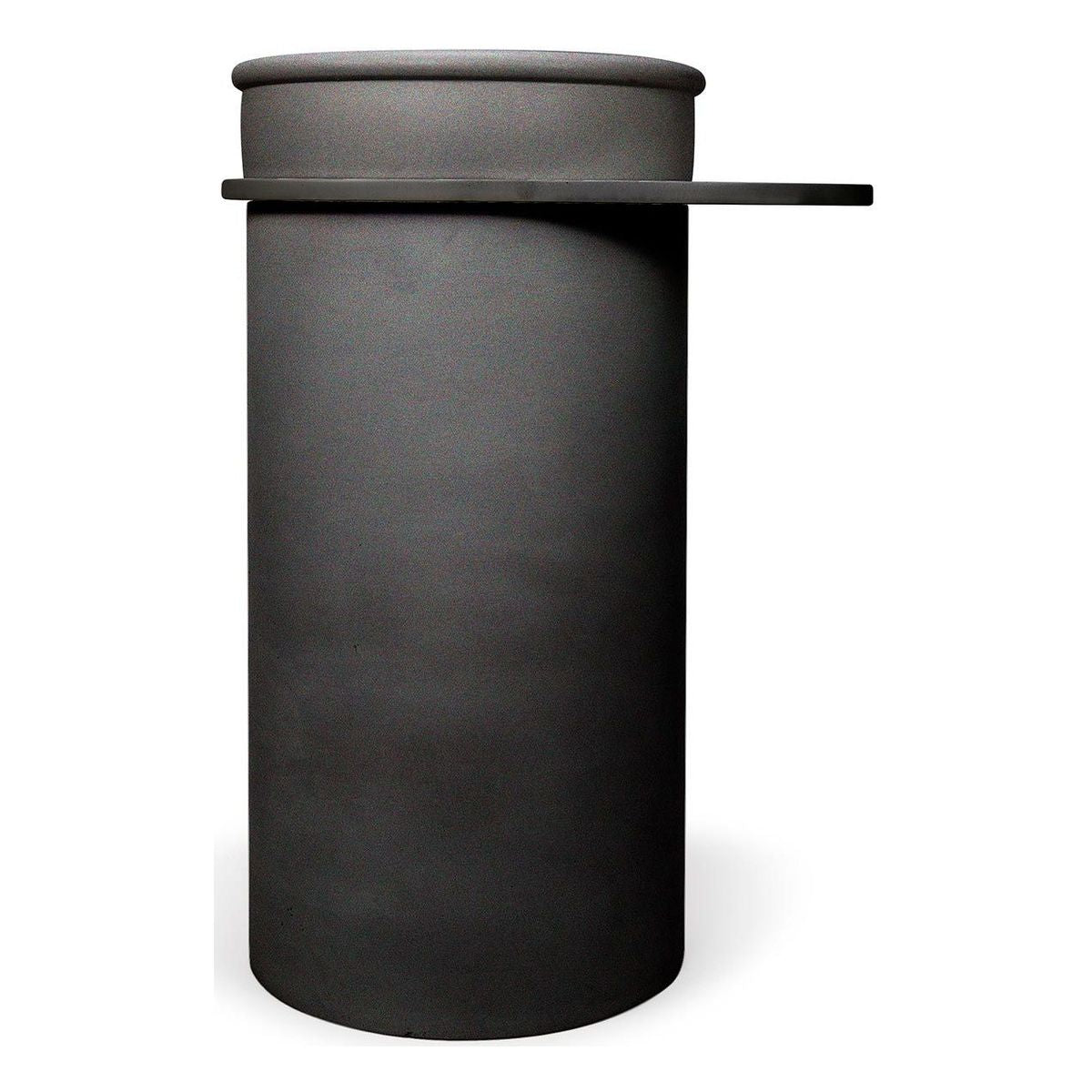Nood Cylinder Tubb Basin in Charcoal