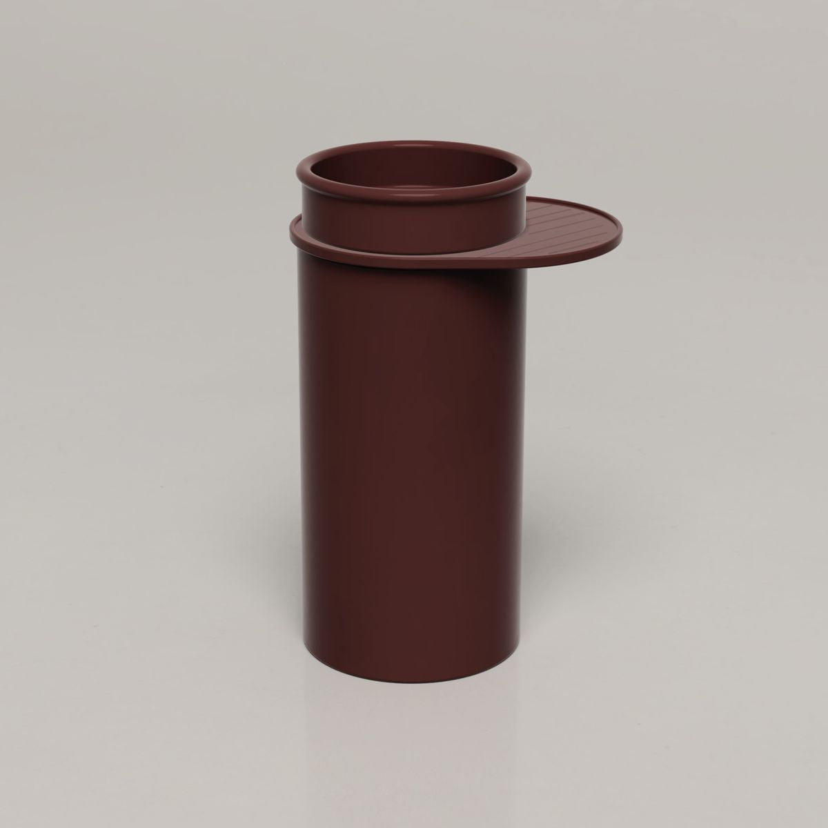 Nood Cylinder With Tray Tubb Basin in Clay