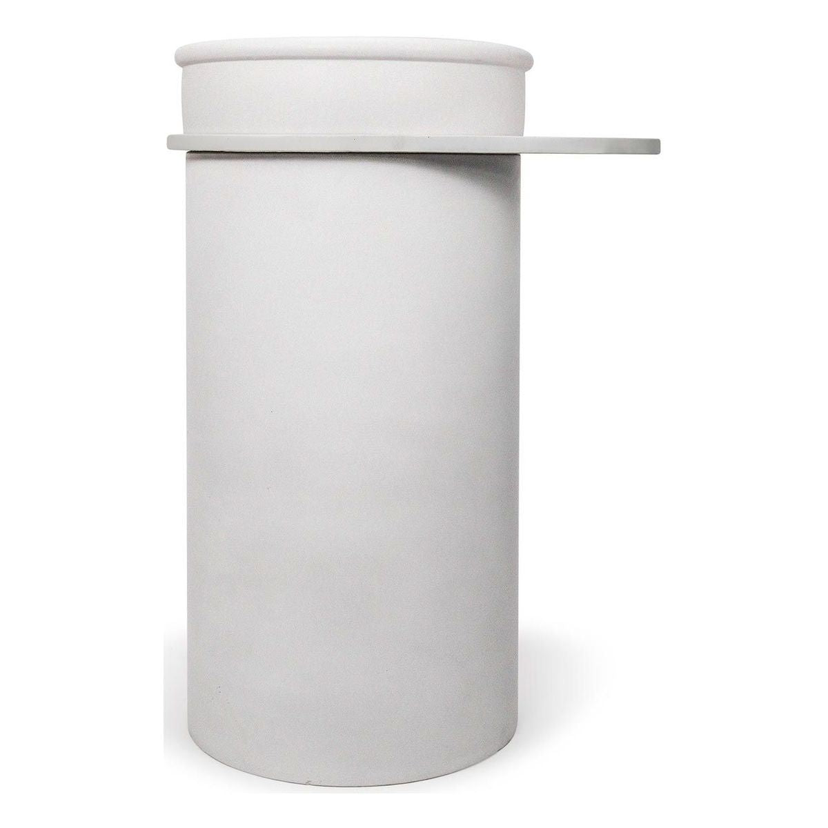 Nood Cylinder Tubb Basin in Ivory