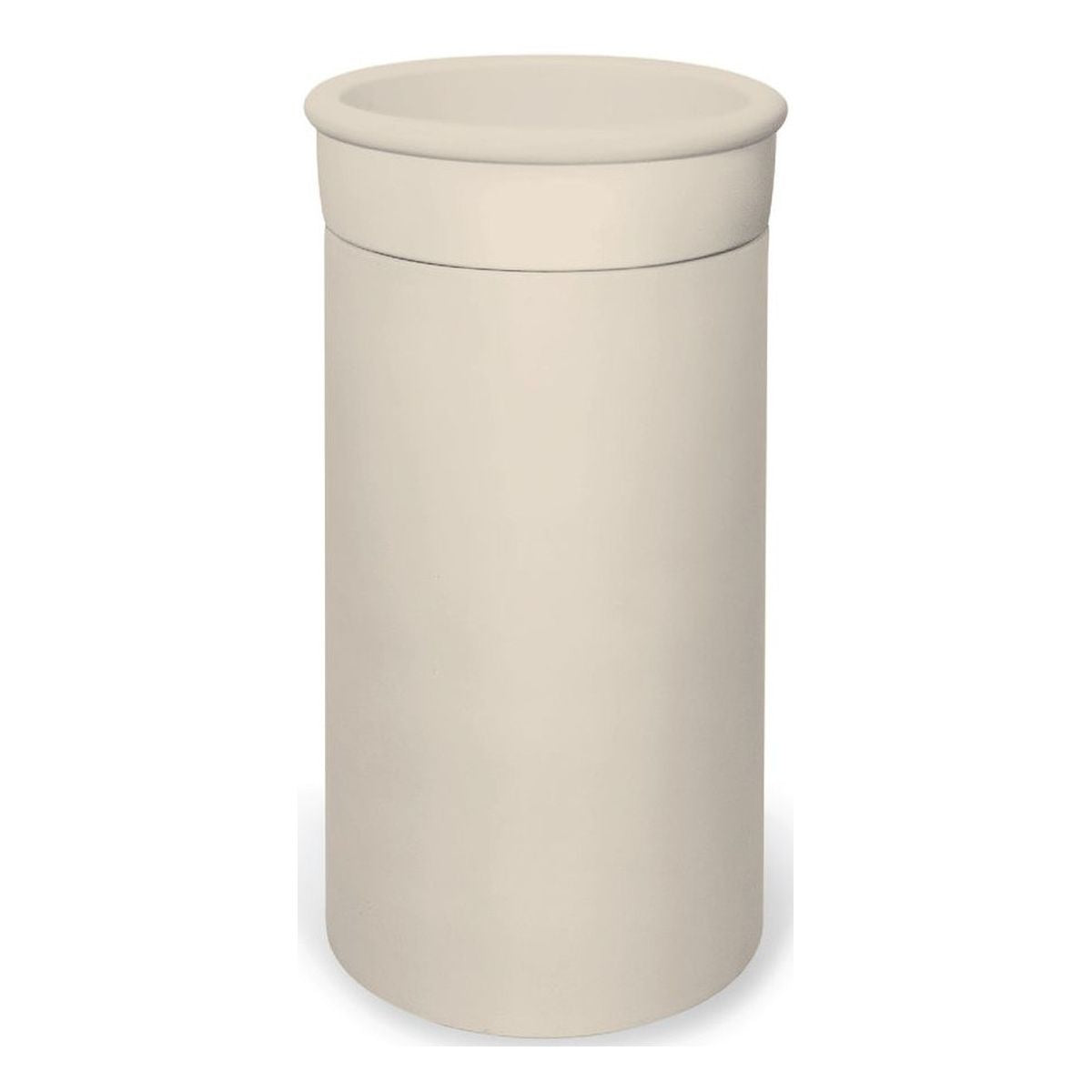 Nood Cylinder Tubb Basin in Mushroom