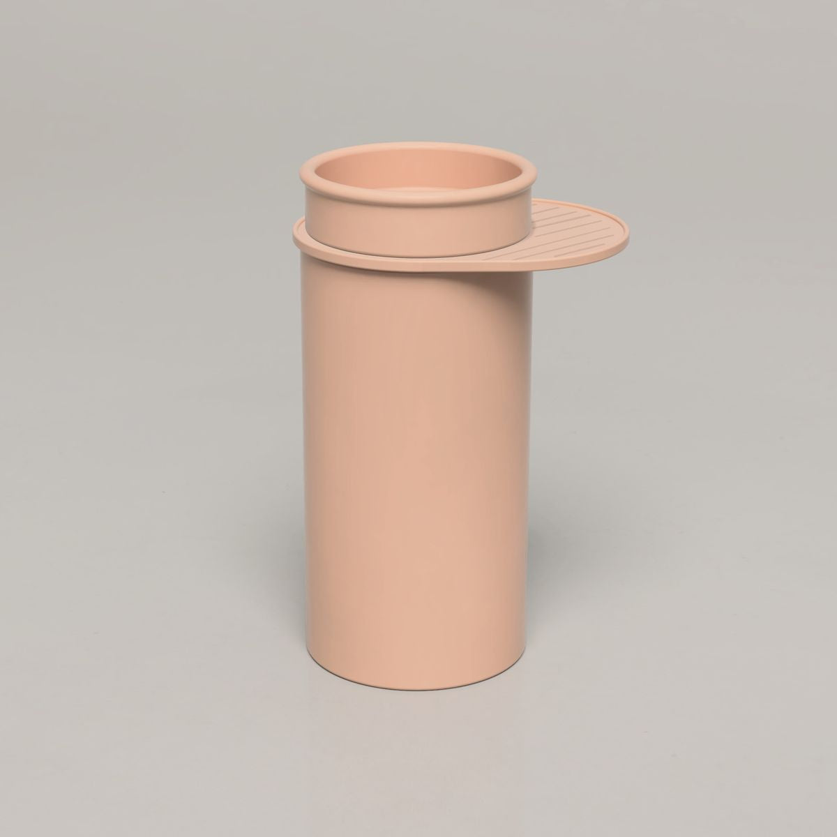Nood Cylinder With Tray Tubb Basin in Pastel Peach