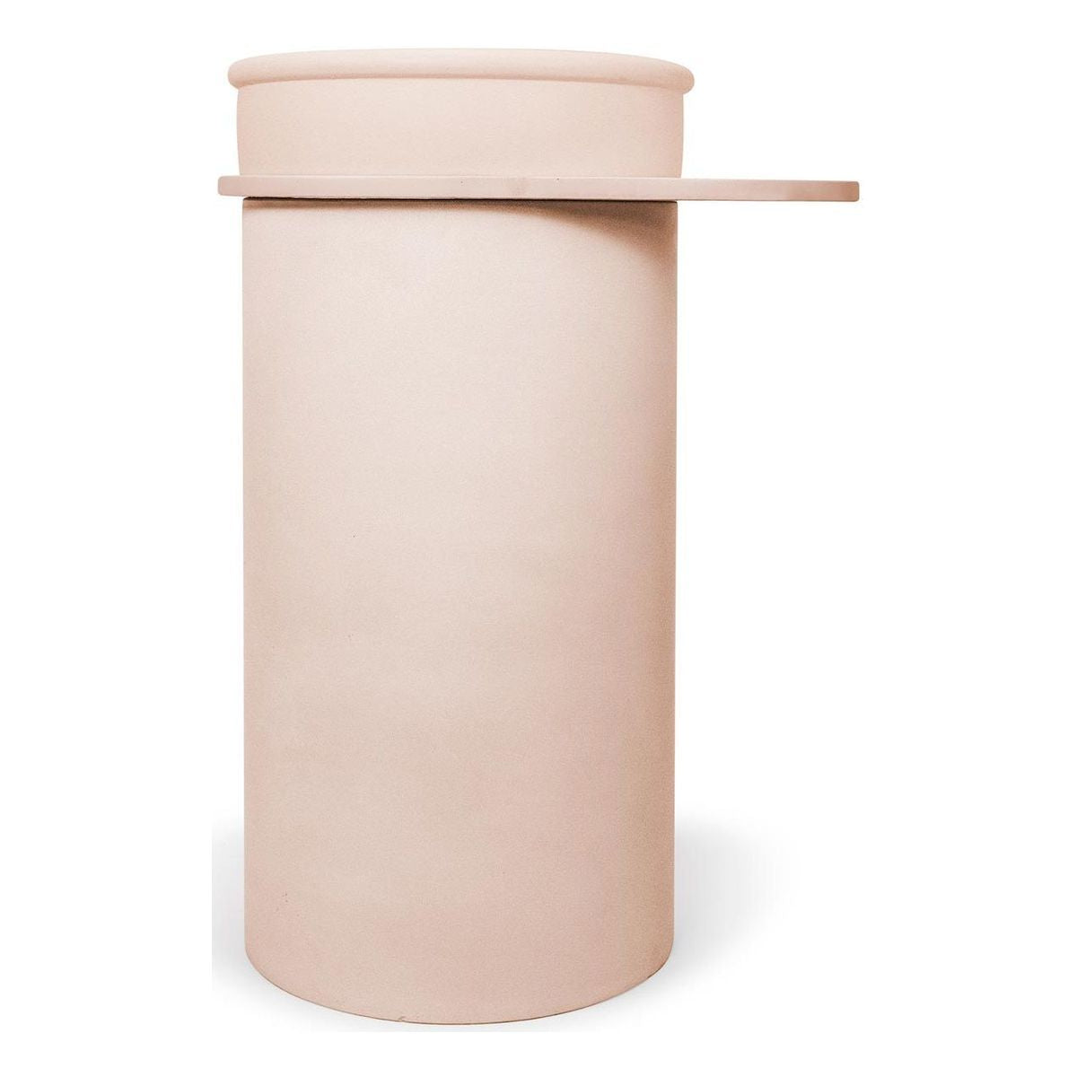 Nood Cylinder Tubb Basin in Pastel Peach