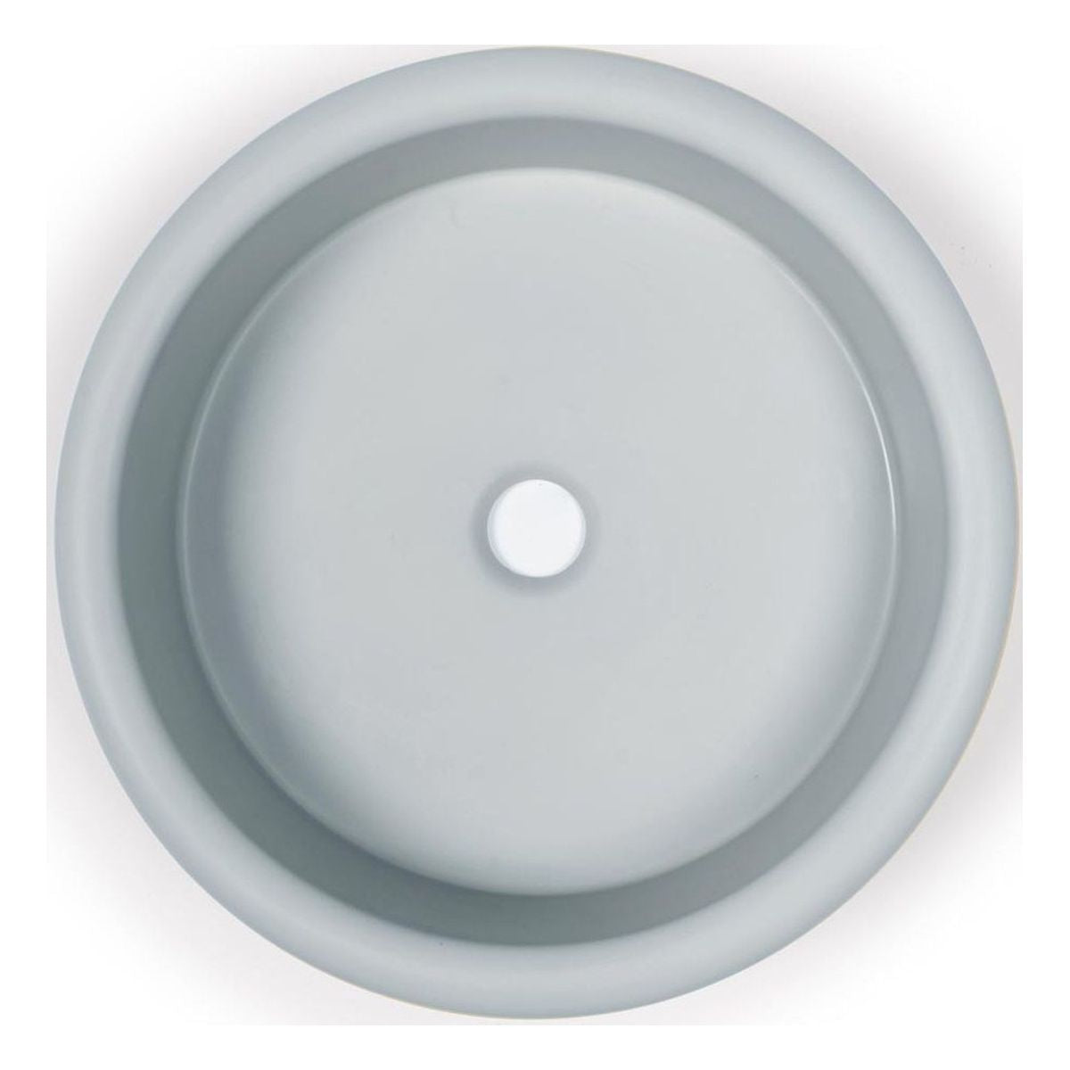 Nood Cylinder With Tray Tubb Basin in Powder Blue