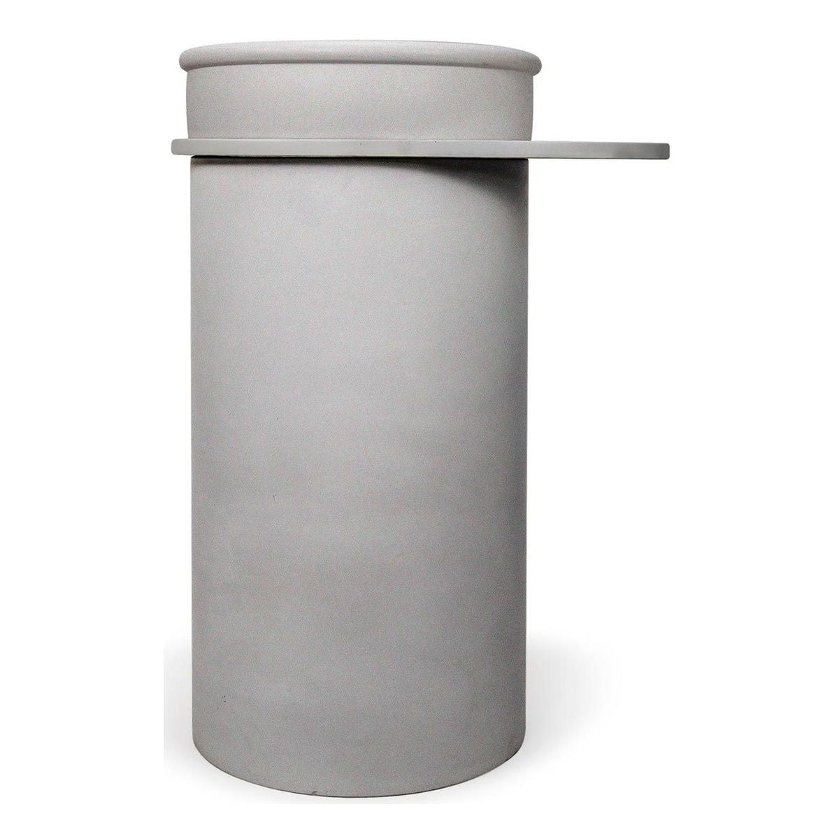 Nood Cylinder With Tray Tubb Basin in Sky Grey