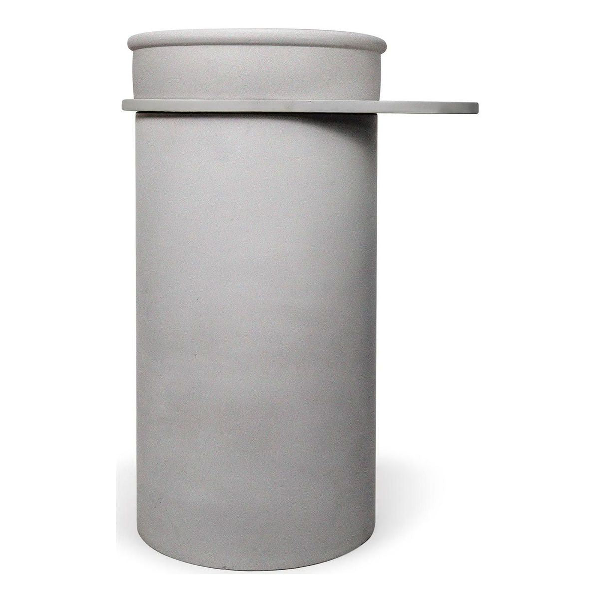 Nood Cylinder Tubb Basin in Sky Grey