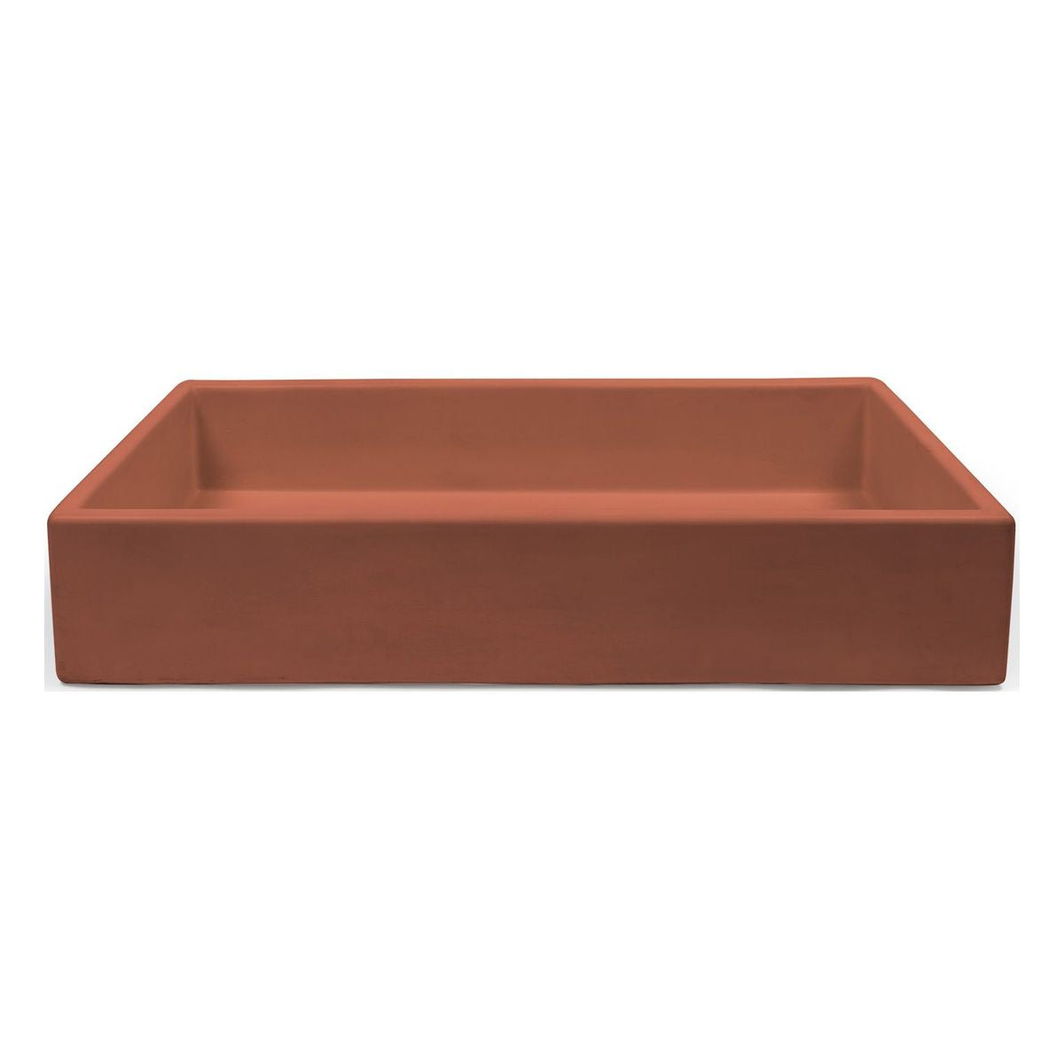 Nood Surface Mount Trough Basin in Clay