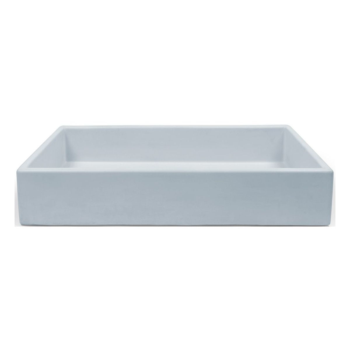 Nood Surface Mount Trough Basin in Powder Blue