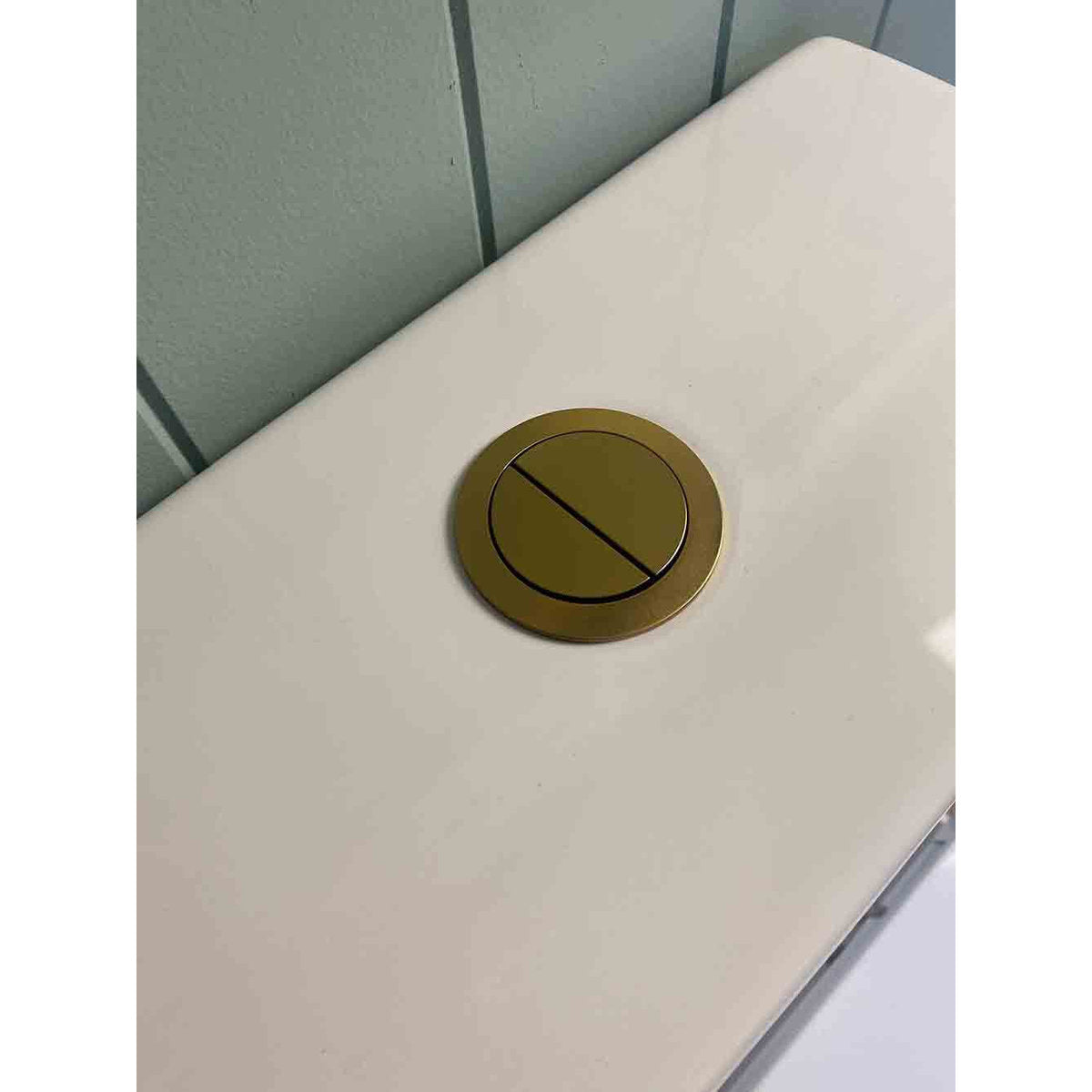 Turner Hastings Round Brushed Brass Flush Button