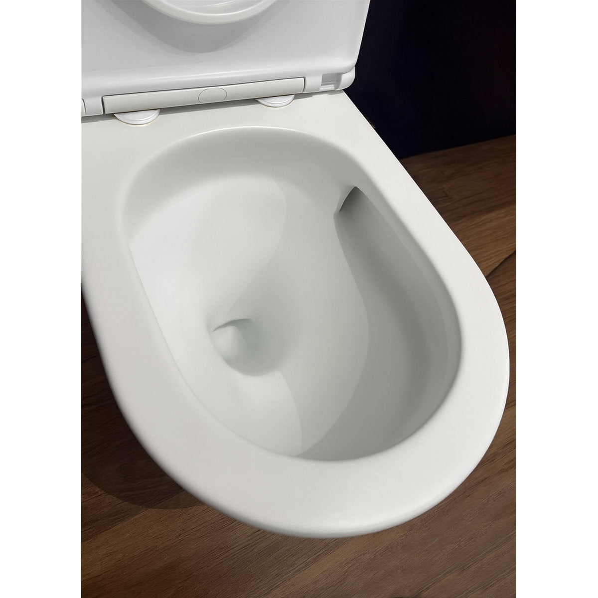 Turner Hastings WhisperFlush Thin Toilet Seat Hinge Cap Covers - Matte White