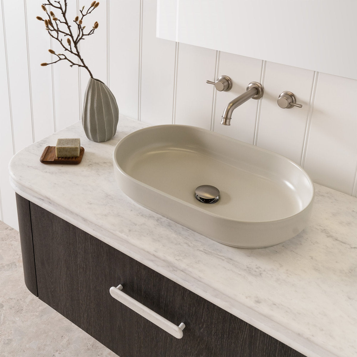 ADP Marilyn Above Counter Basin Matte Concrete