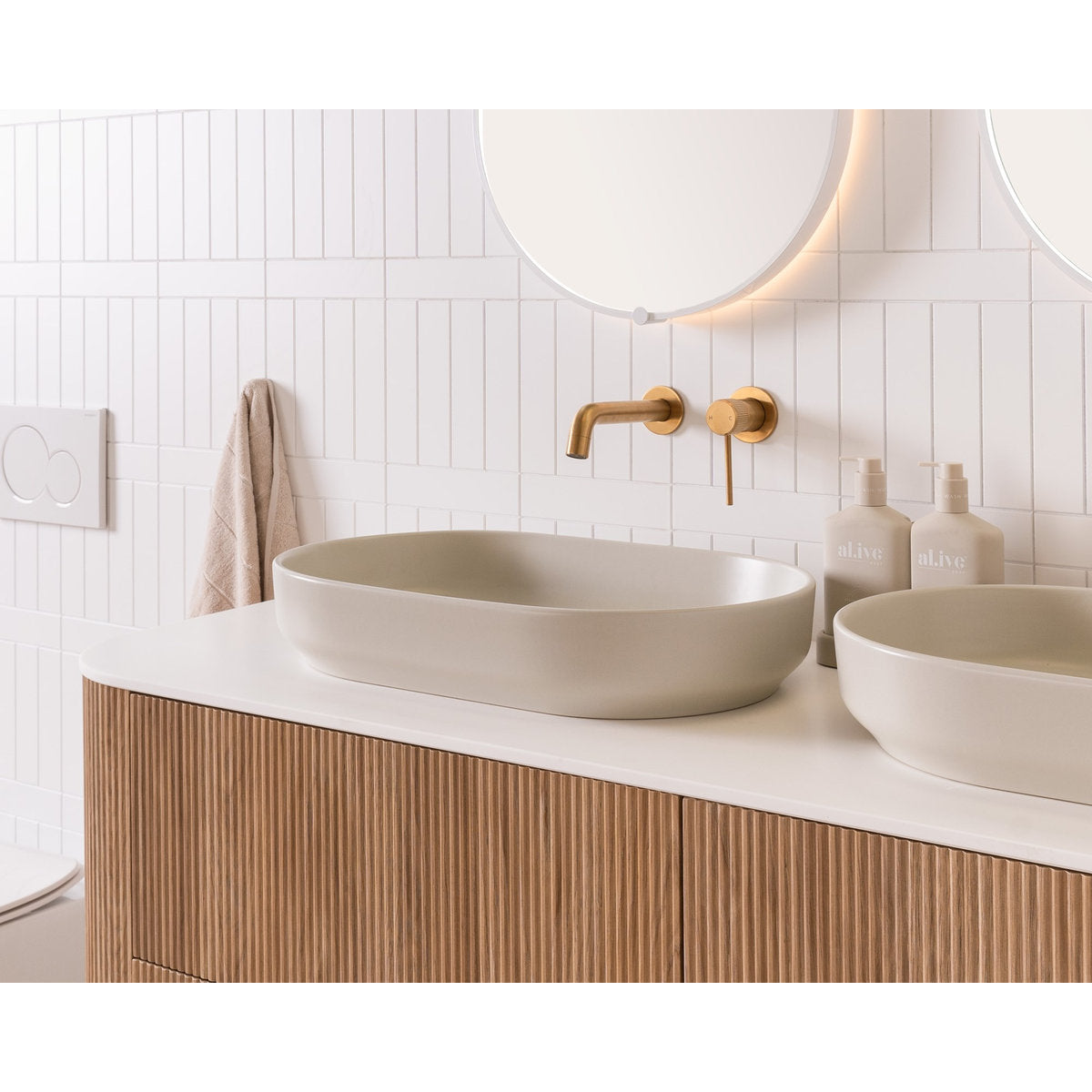 ADP Marilyn Above Counter Basin Matte Concrete