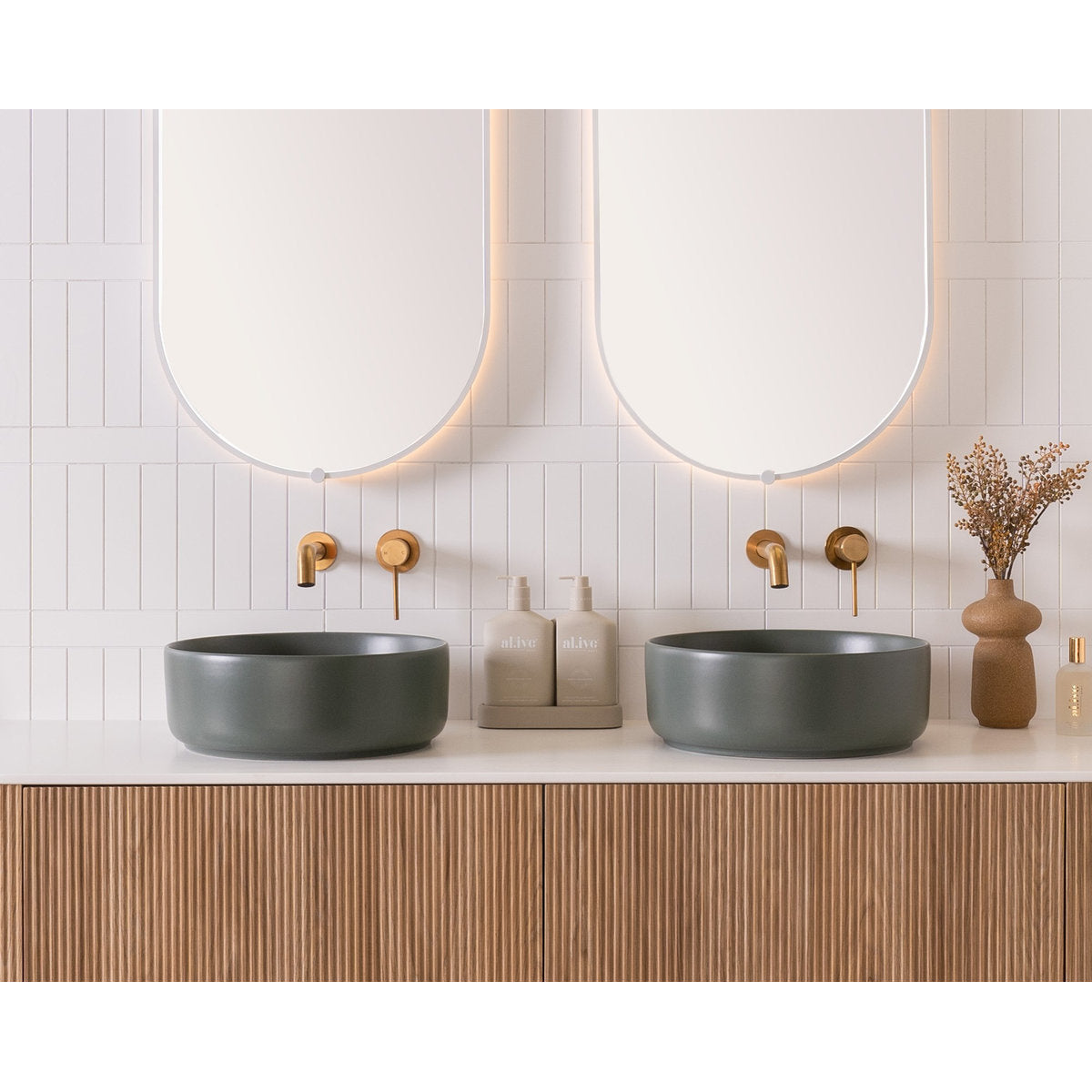 ADP Margot Above Counter Basin - Matte Forest