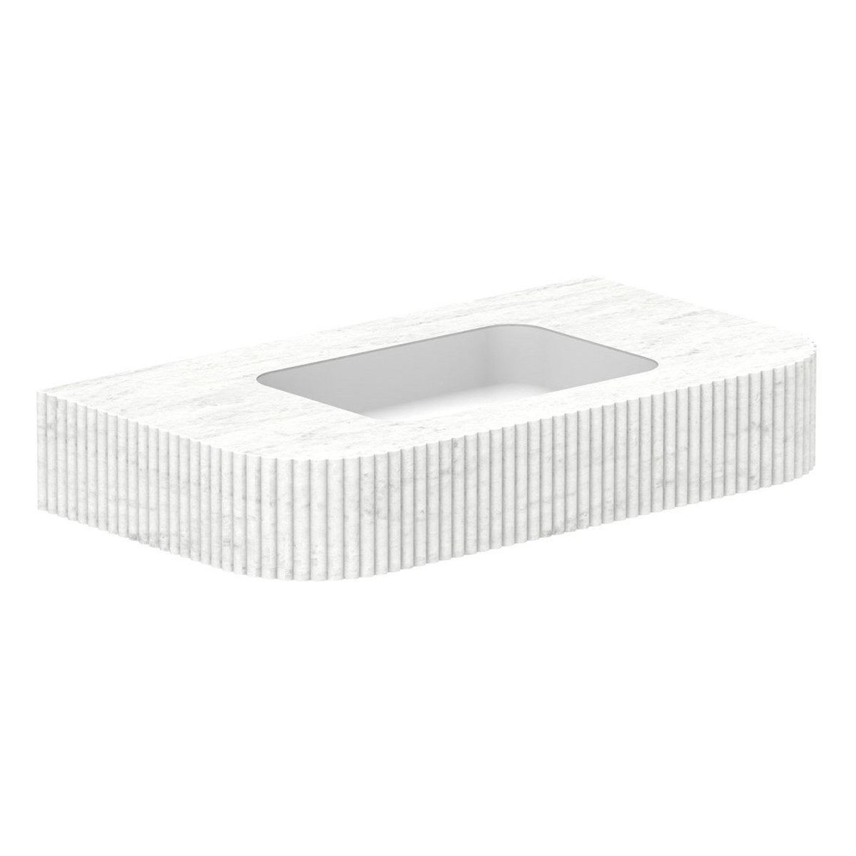 ADP Imperial Wall Basin 900mm, Blossom, No Tap Hole