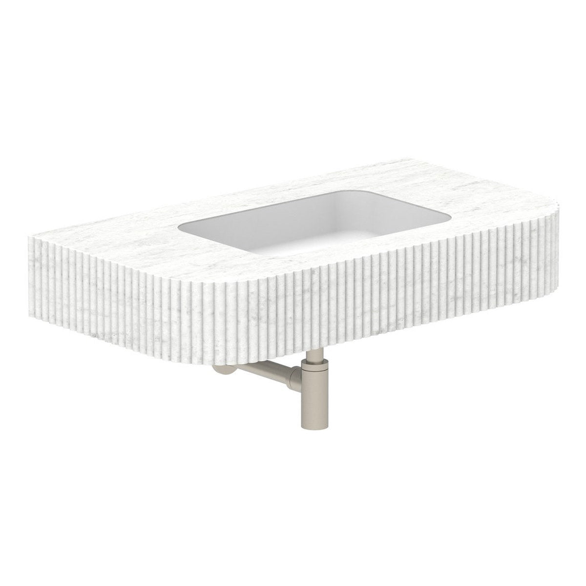 ADP Imperial Wall Basin 900mm, Blossom, No Tap Hole