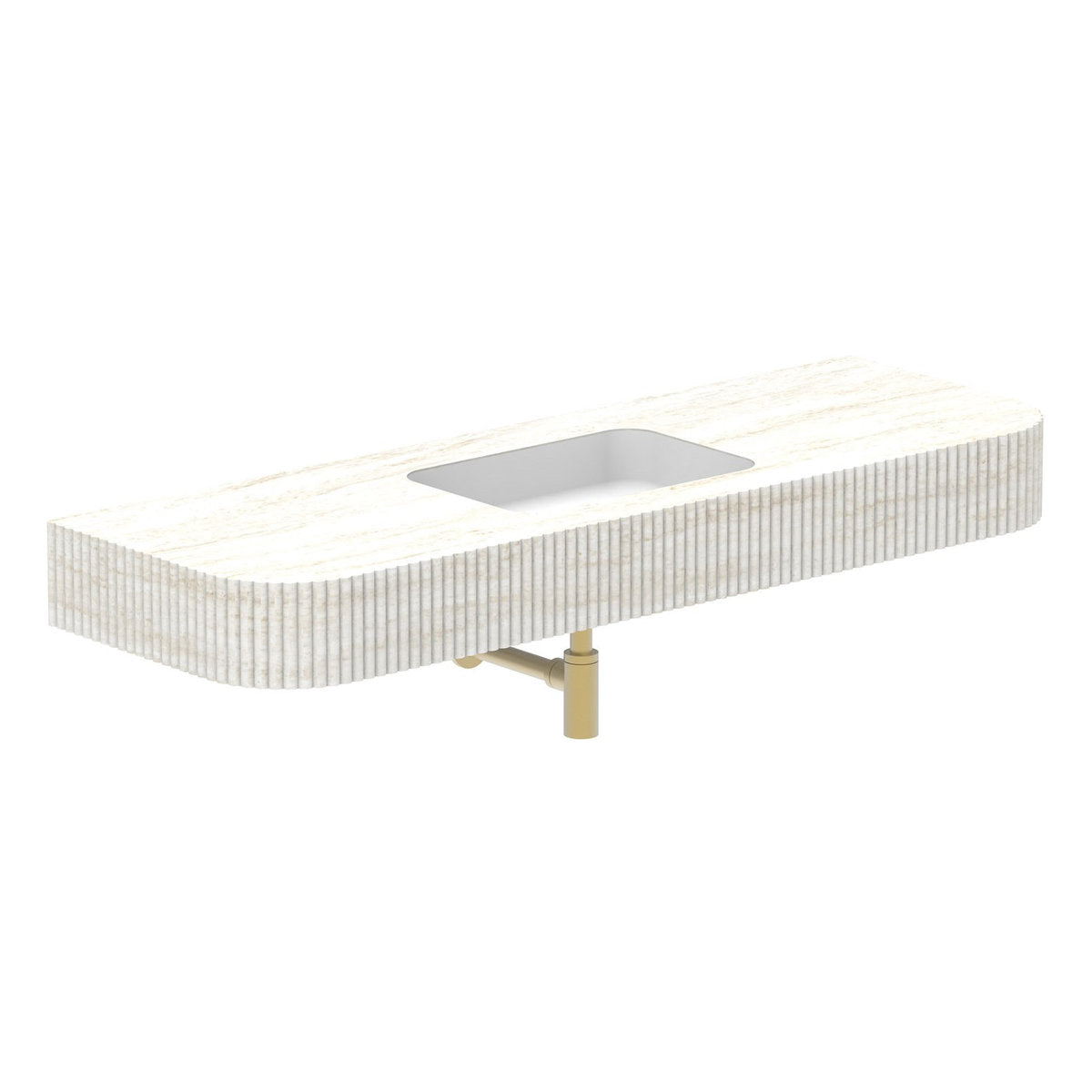 ADP Imperial Wall Basin 1500mm, Sakal, No Tap Hole