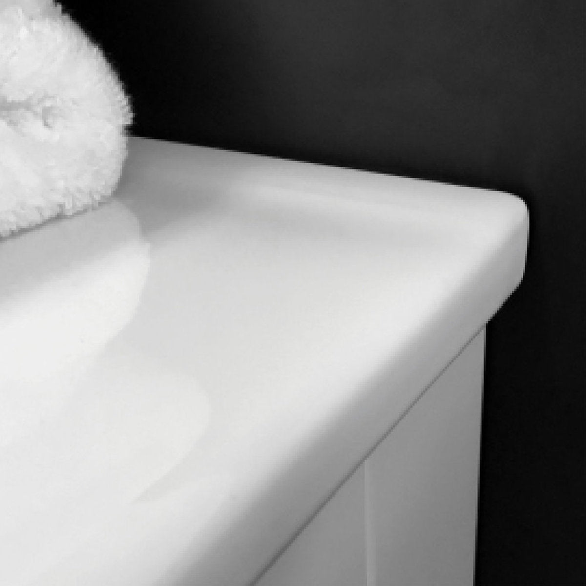 Fienza Dolce Edge Walnut 1500 Double Bowl Vanity On Kickboard