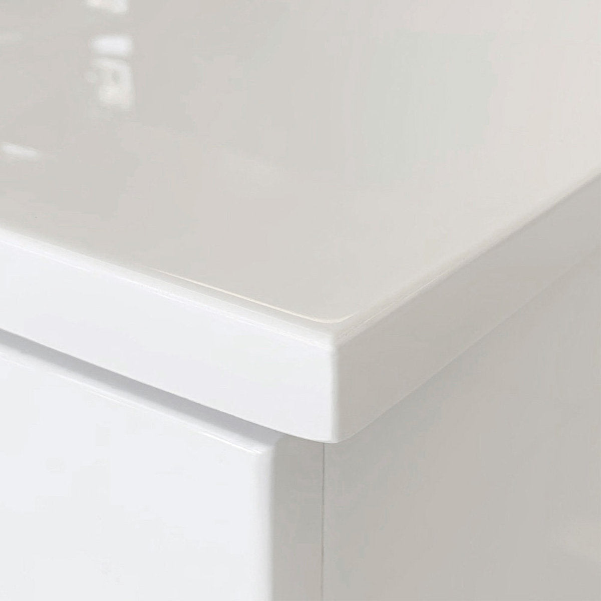Fienza Vanessa Fingerpull Gloss White 1500 Single Bowl Vanity On Kickboard