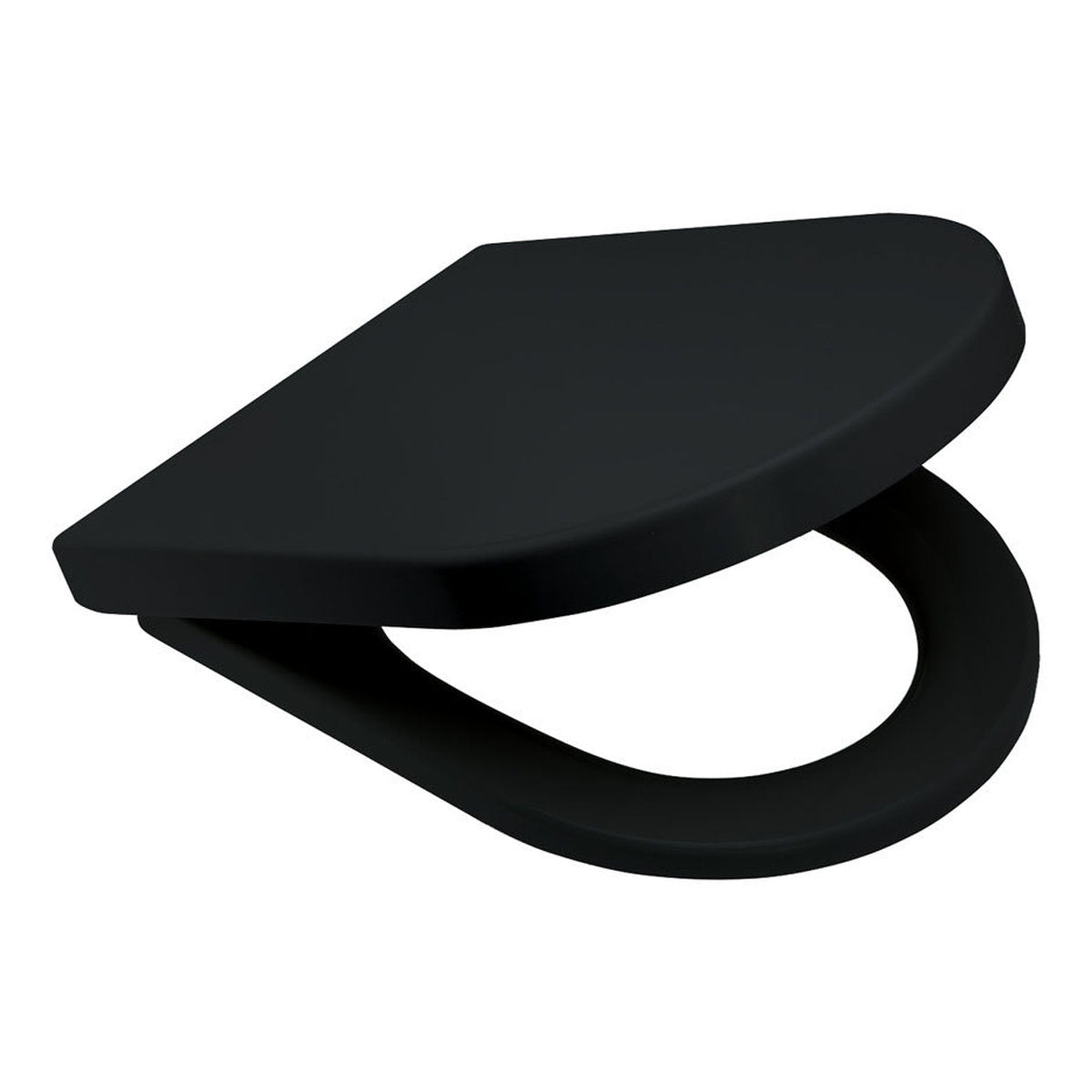 Fienza Universal Toilet Seat, Gloss Black