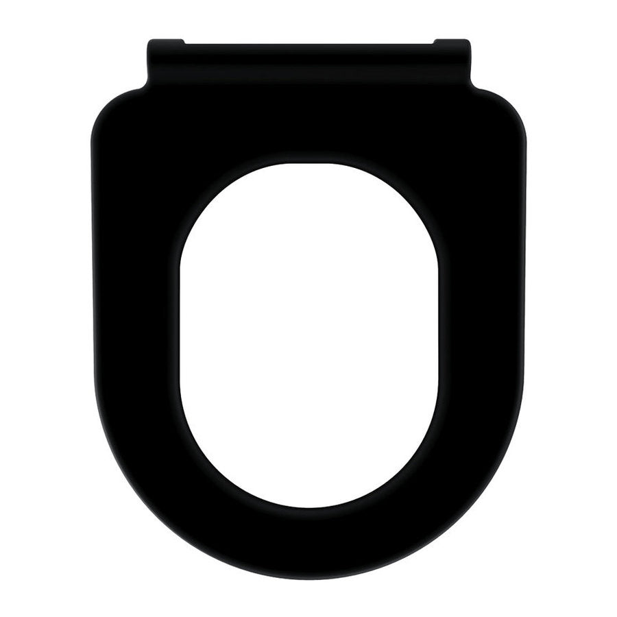 Fienza Delta Care Toilet Seat, Matte Black