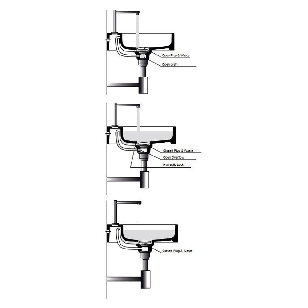 Studio Bagno Unit 80 Bench/Wall Basin - No Taphole