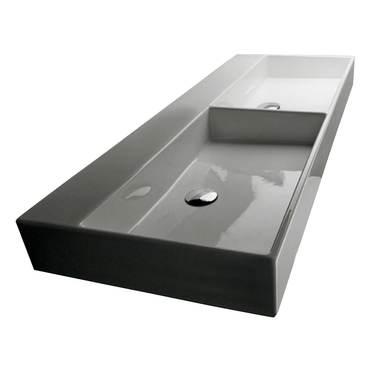 Studio Bagno Unlimited 120 V2 Double Bowl Bench/Wall Basin - No Taphole