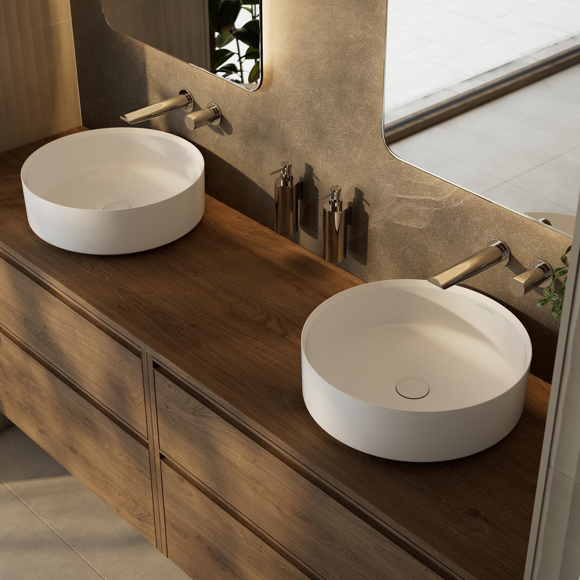 Victoria + Albert Kerid 43 Basin - Gloss White