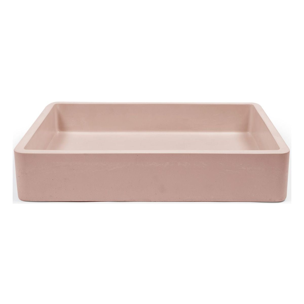 Nood Surface Mount Vesl Rectangle Basin in Blush Pink