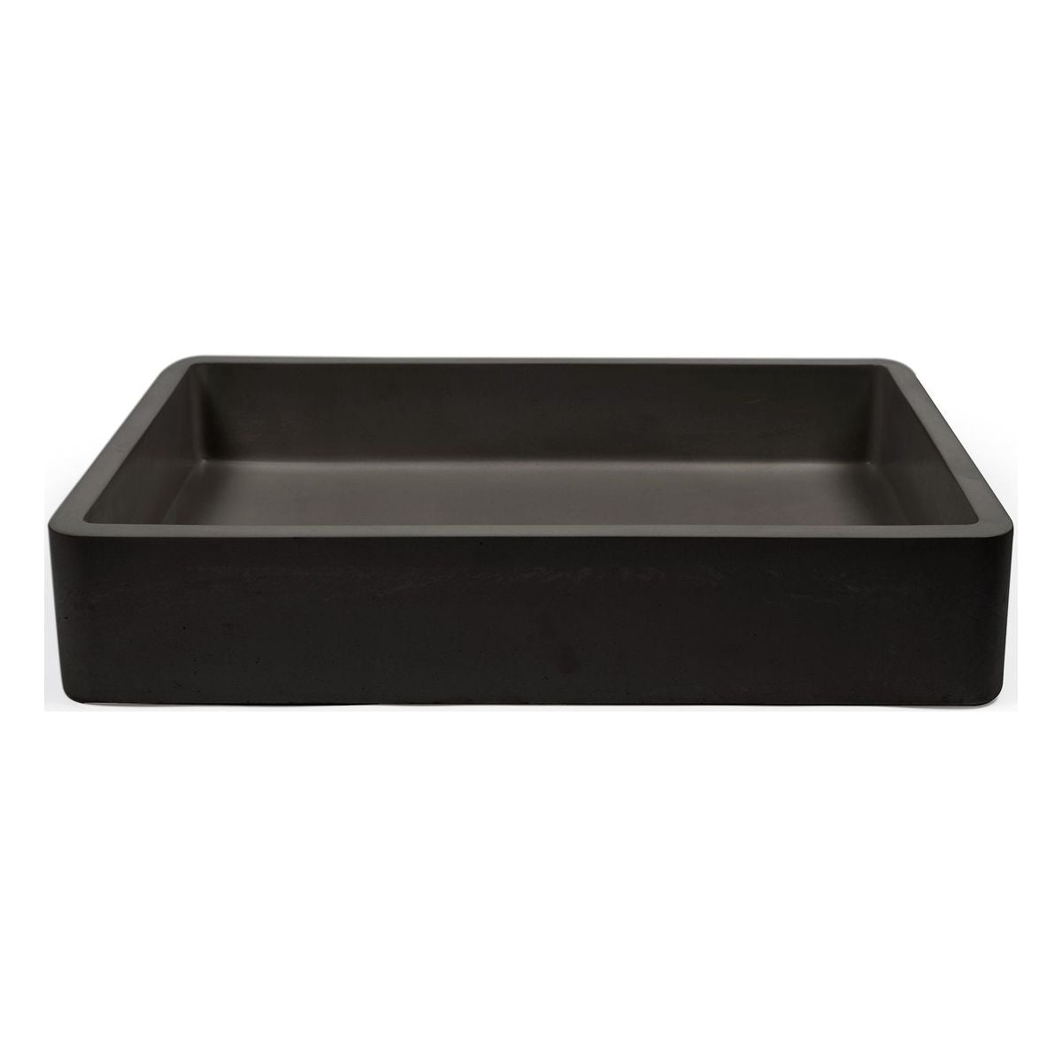 Nood Surface Mount Vesl Rectangle Basin in Charcoal