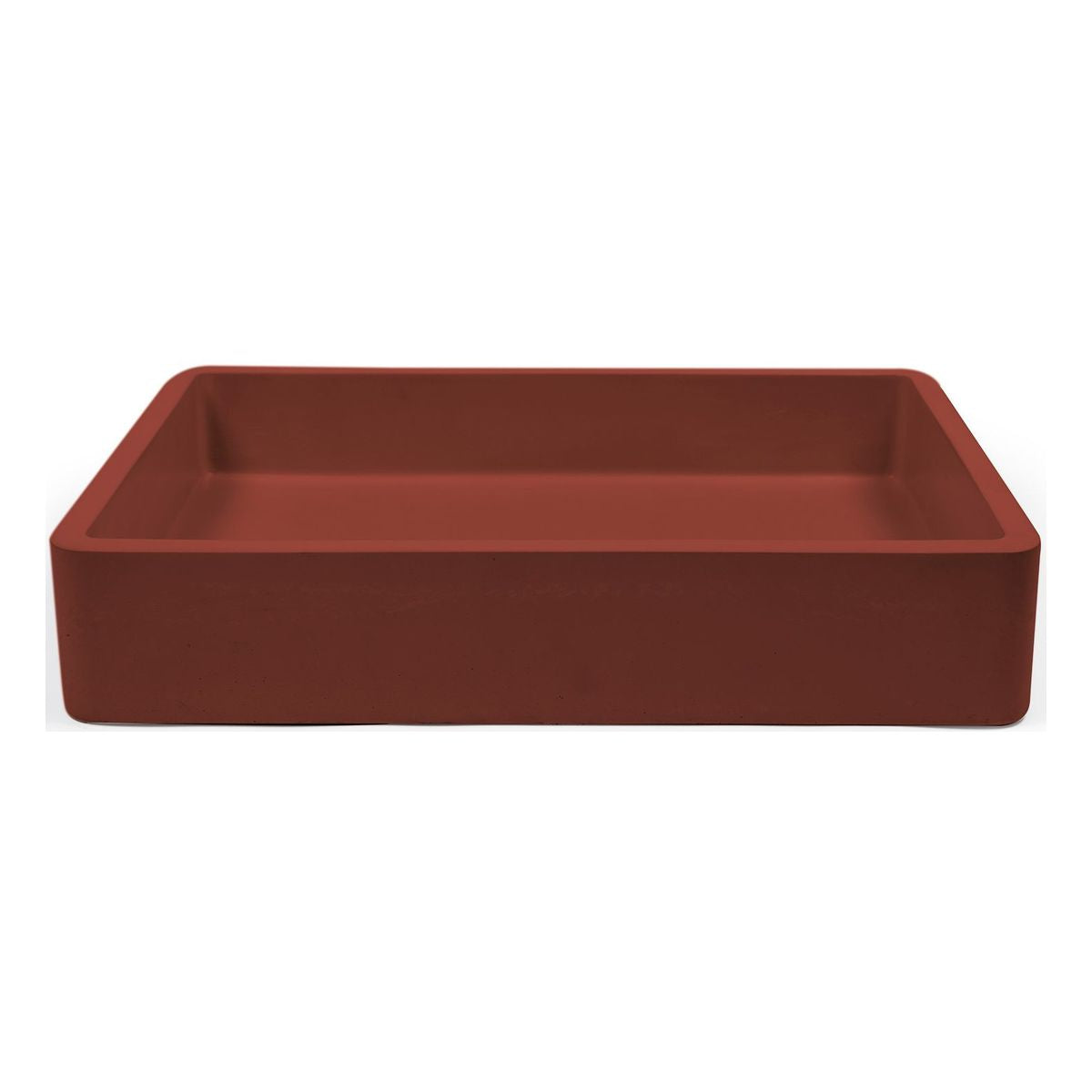 Nood Surface Mount Vesl Rectangle Basin in Clay