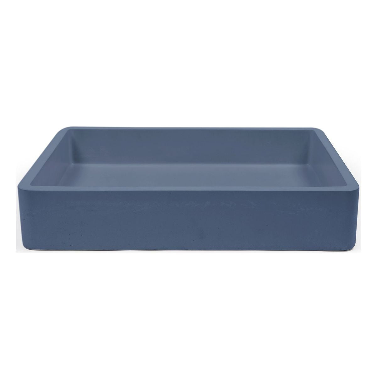 Nood Surface Mount Vesl Rectangle Basin in Copan Blue