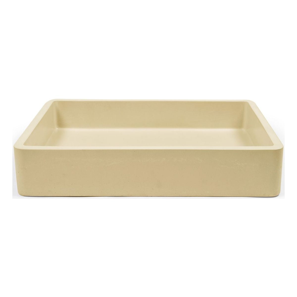 Nood Surface Mount Vesl Rectangle Basin in Custard