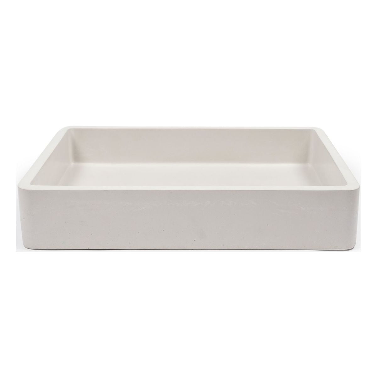 Nood Surface Mount Vesl Rectangle Basin in Ivory