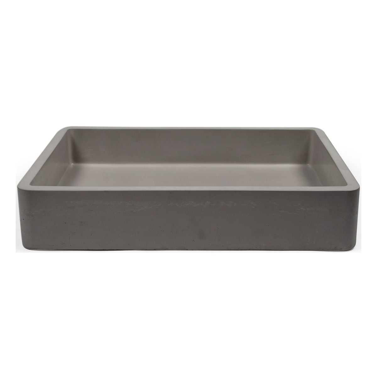 Nood Surface Mount Vesl Rectangle Basin in Mid Tone Grey