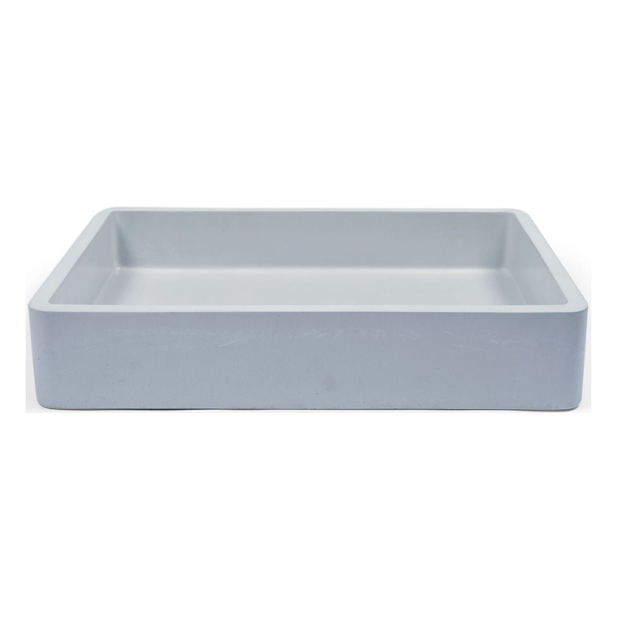 Nood Surface Mount Vesl Rectangle Basin in Powder Blue