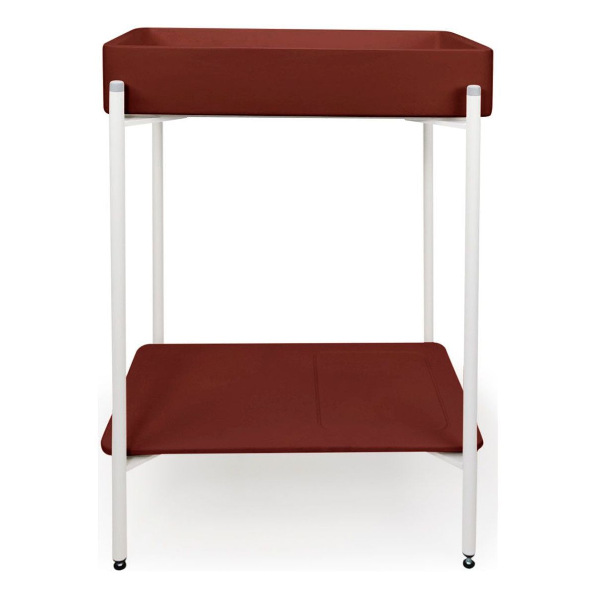 Nood Stands Vesl Rectangle Basin Clay