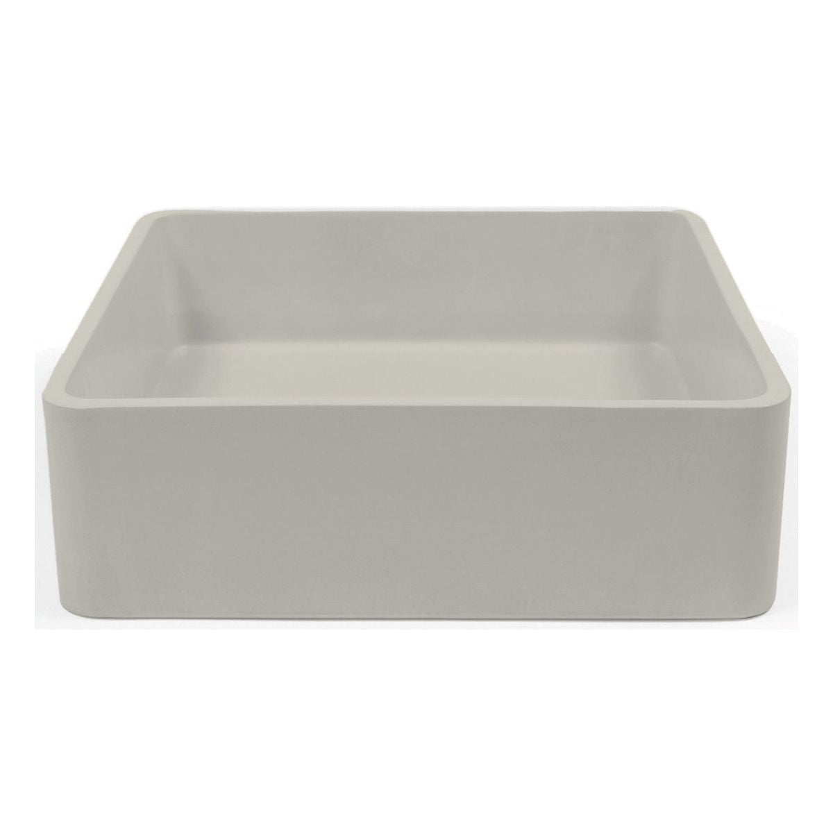 Nood Surface Mount Vesl Square Basin in Morning Mist