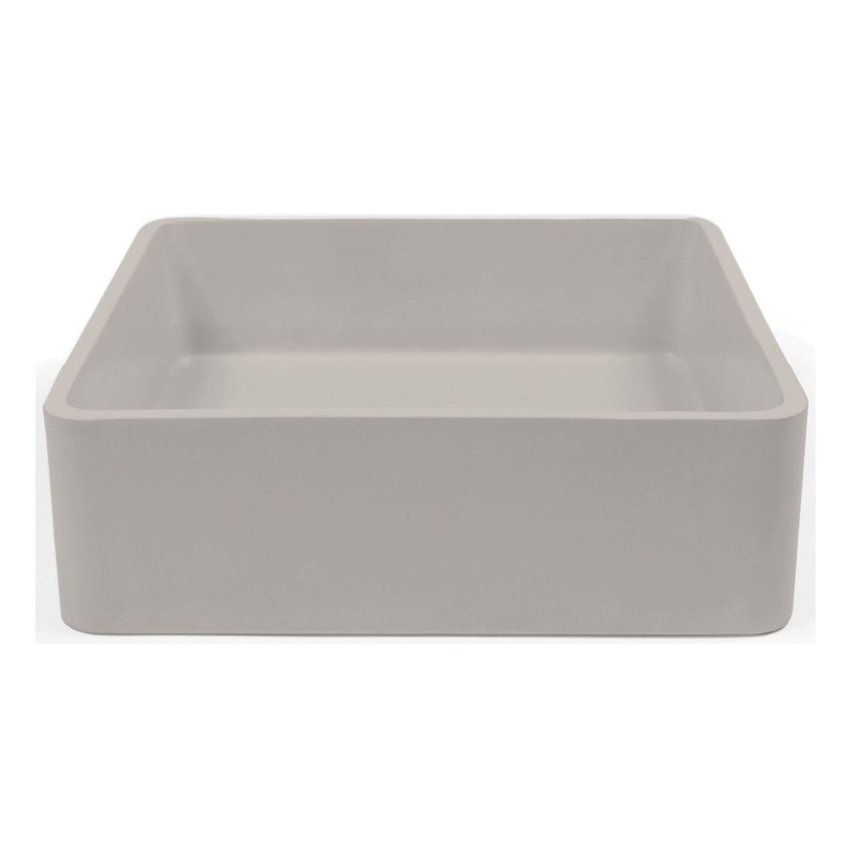 Nood Surface Mount Vesl Square Basin in Mushroom