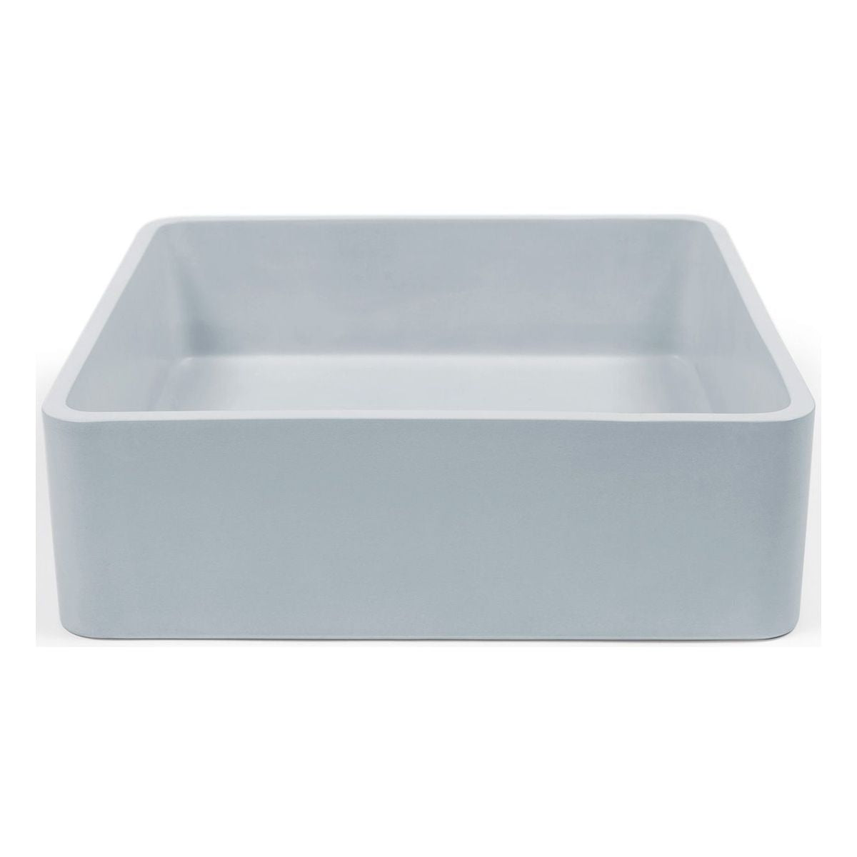 Nood Surface Mount Vesl Square Basin in Powder Blue
