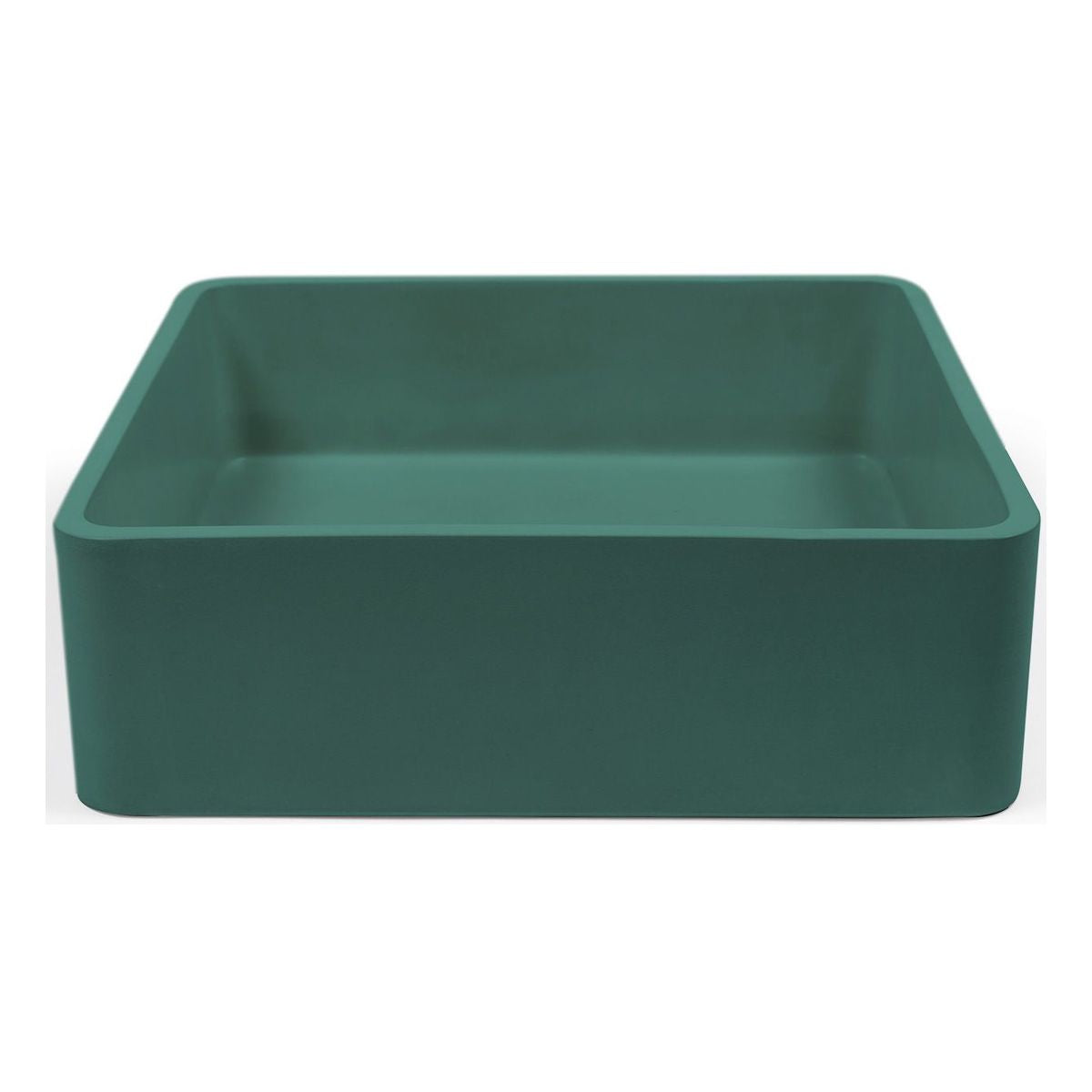 Nood Surface Mount Vesl Square Basin in Teal