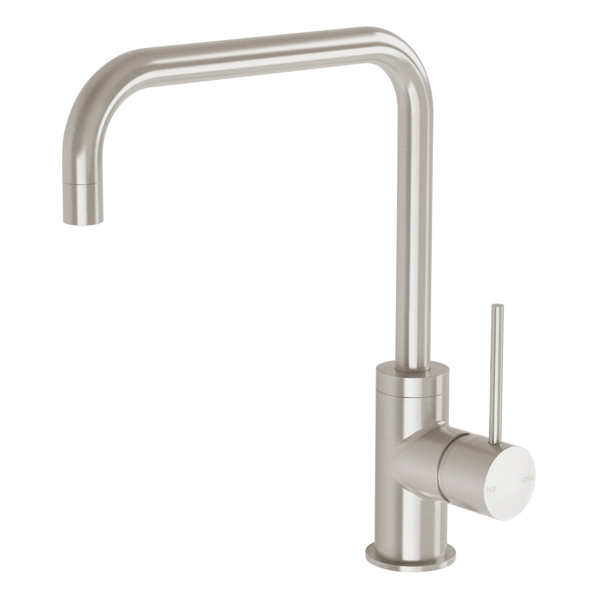 Phoenix Vivid Slimline Sink Mixer 220mm Squareline, Lead Free, Brushed Nickel