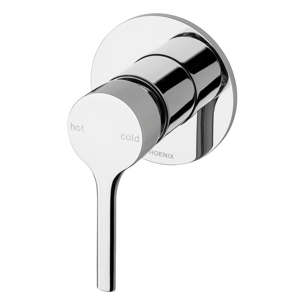 Phoenix Vivid Slimline Oval SwitchMix Shower/Wall Mixer (Complete Kit), Lead Free, Chrome