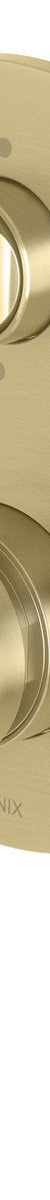 Phoenix Vivid Slimline Oval SwitchMix Shower/Bath Diverter Mixer (Complete Kit), Brushed Gold