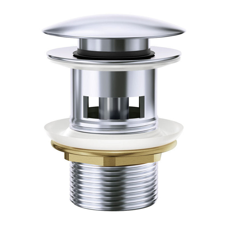 Fienza Pop-Up 32mm Overflow Basin Waste, Chrome