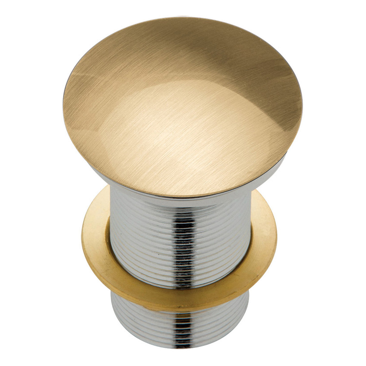 Fienza Metal Cap Pop-Up Waste, 32mm, Urban Brass